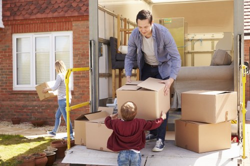 Professional removals team assisting with a move in Bexley
