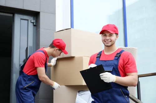 Commercial move with office equipment