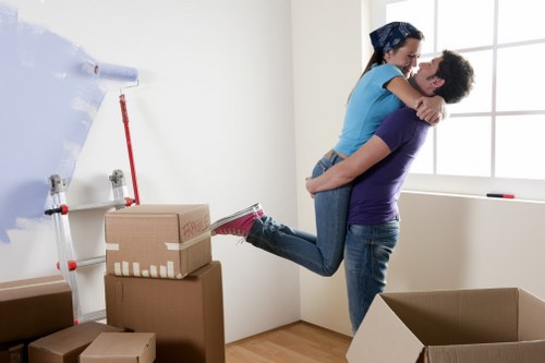 Professional movers packing a home in Camden