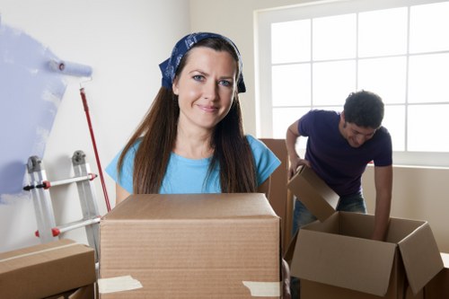 Unpacking services in a new home