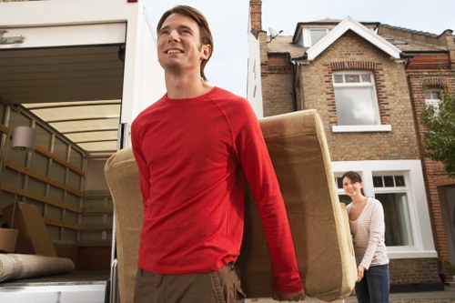 Organized packing and labeling by Removals Kew