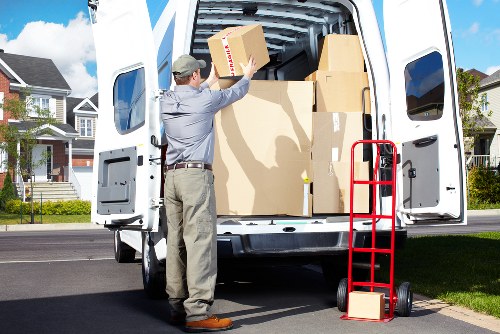 A moving truck ready for local removals in Sudbury