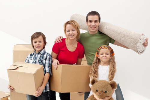 Carefully handling furniture during a move