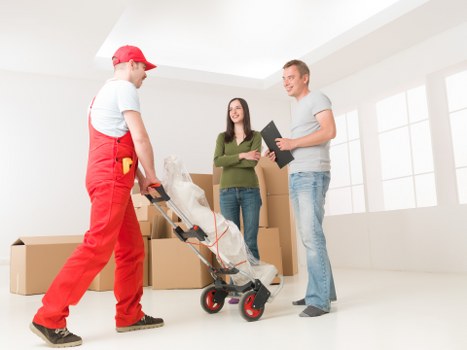 Professional movers handling furniture in Plumstead