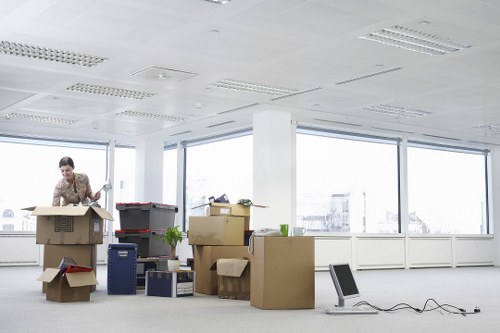 Commercial office space being relocated