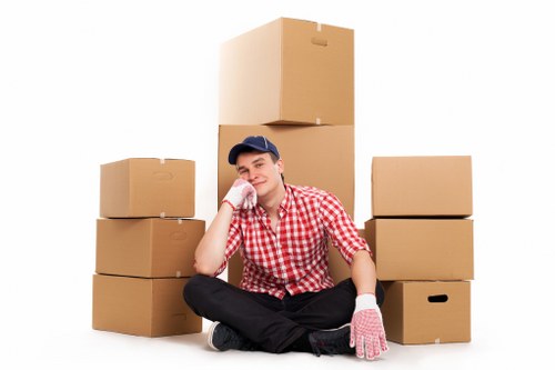 Professional removals team at work in Erith